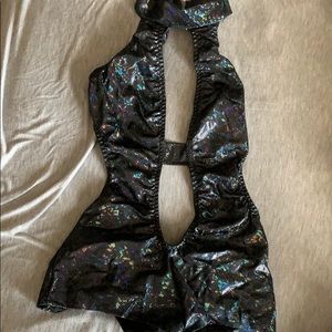 Iridescent festival wear